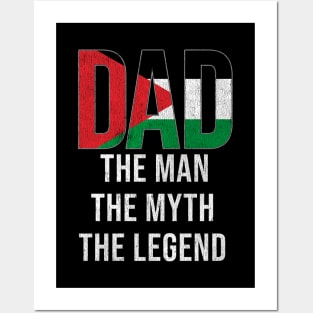 Palestinian Dad The Man The Myth The Legend - Gift for Palestinian Dad With Roots From Palestinian Posters and Art